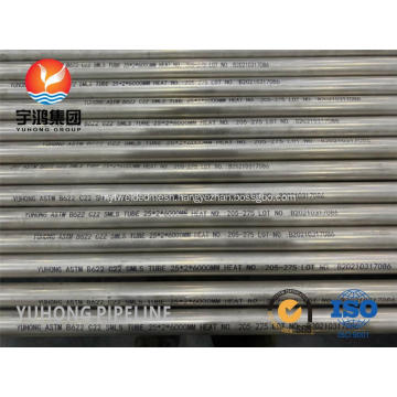 Hastelloy ASTM B622 C22 Seamless Tube